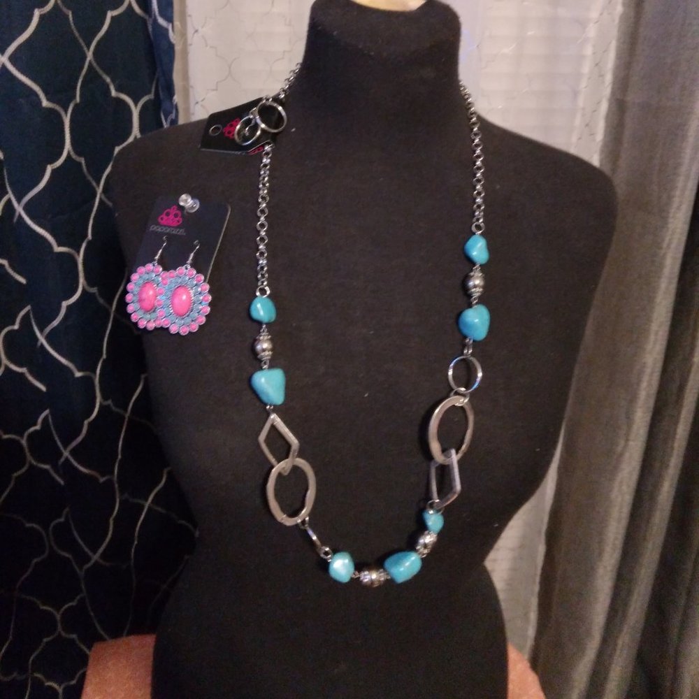 Necklace set and Earrings